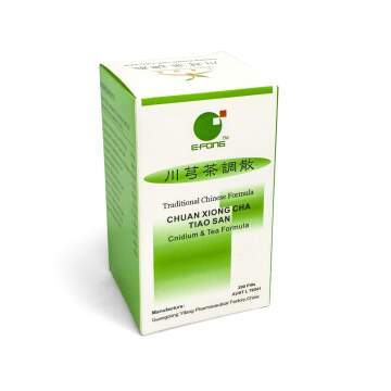 Herbal International - Traditional Chinese Formula pills: Chuan Xiong Cha Tiao San  (川芎茶調散) Cnidium & Tea Formula