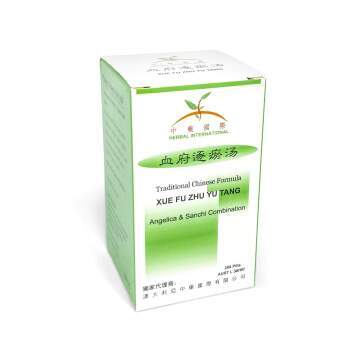 Herbal International - Traditional Chinese Formula pills:  Xue Fu Zhu Yu Tang  (血府逐瘀丸) Angelica & Sanchi Combination