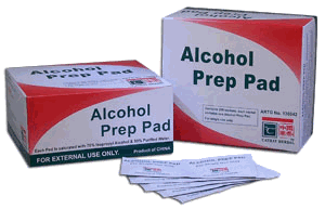 Cathay Herbal - Alcohol Swabs200 pcs per box (DHAAS)酒精抹布 200片
