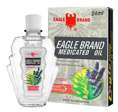 Eagle Brand Medicated Oil (Aromatic)24ml  鷹標德國風油精（花香味）