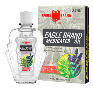 Eagle Brand Medicated Oil (Aromatic) 24ml  鷹標德國風油精 （花香味）