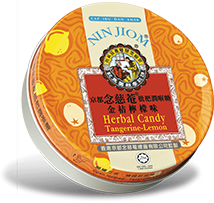 Nin Jiom Herbal Candy (Tangerine-Lemon flavour) 京都念慈菴草本潤喉糖