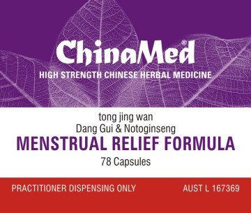 China Med - Menstrual Relief  Formula (Tong Jing Fang 痛經方 CM127)