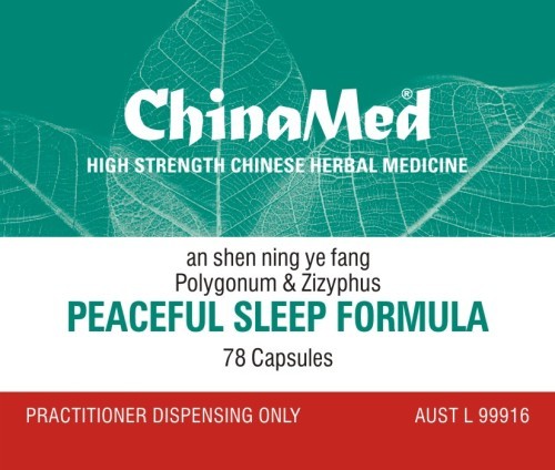 China Med - Peaceful Sleep Formula (An Shen Ning Ye Fang 安神寧夜方 CM101)