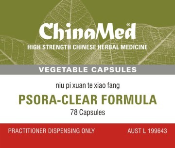 China Med - Psora-Clear Formula (Niu Pi Xuan Te Xiao Fang 牛皮癬特效方 CM120)