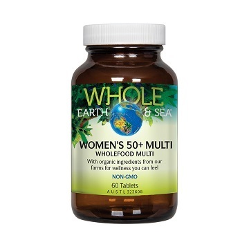 Whole Earth & Sea Women's 50+ Multivitamin - 60 Tablets