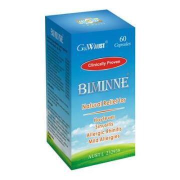 G&W AUST - Biminne Capsules (60 Capsules) For Hay fever, Rhinitis, Sinusitis and Allergies