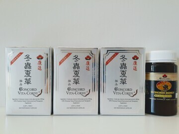 Concord Vita-Cordy - 3 pack with bonus Concord Sunchih Honey (500g) 康道冬蟲夏草
