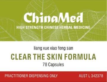 China Med - Clear The Skin Formula (Liang Xue Xiao Feng San 涼血風消散 CM116)