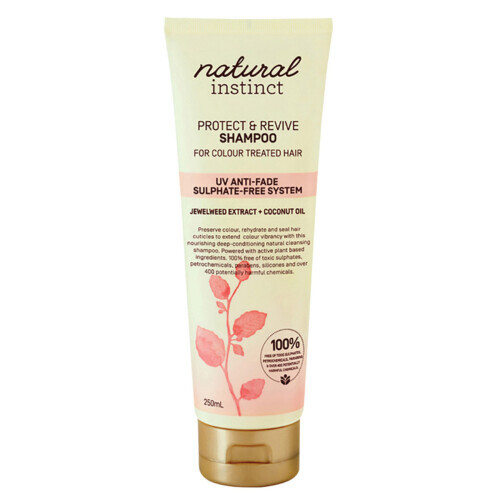 Natural Instinct Shampoo Protect & Revive for Colour Treated Hair (Jewelweed + Coconut Oil) 250ml