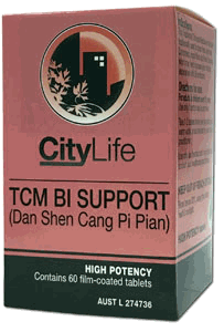 Cathay Herbal - City Life: TCM Bi Support (Salvia and Atractylodes Combination) (Dan Shen Cang Pi Pian) (CL07)